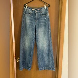 Pilcro Blue Wide Leg Jeans
